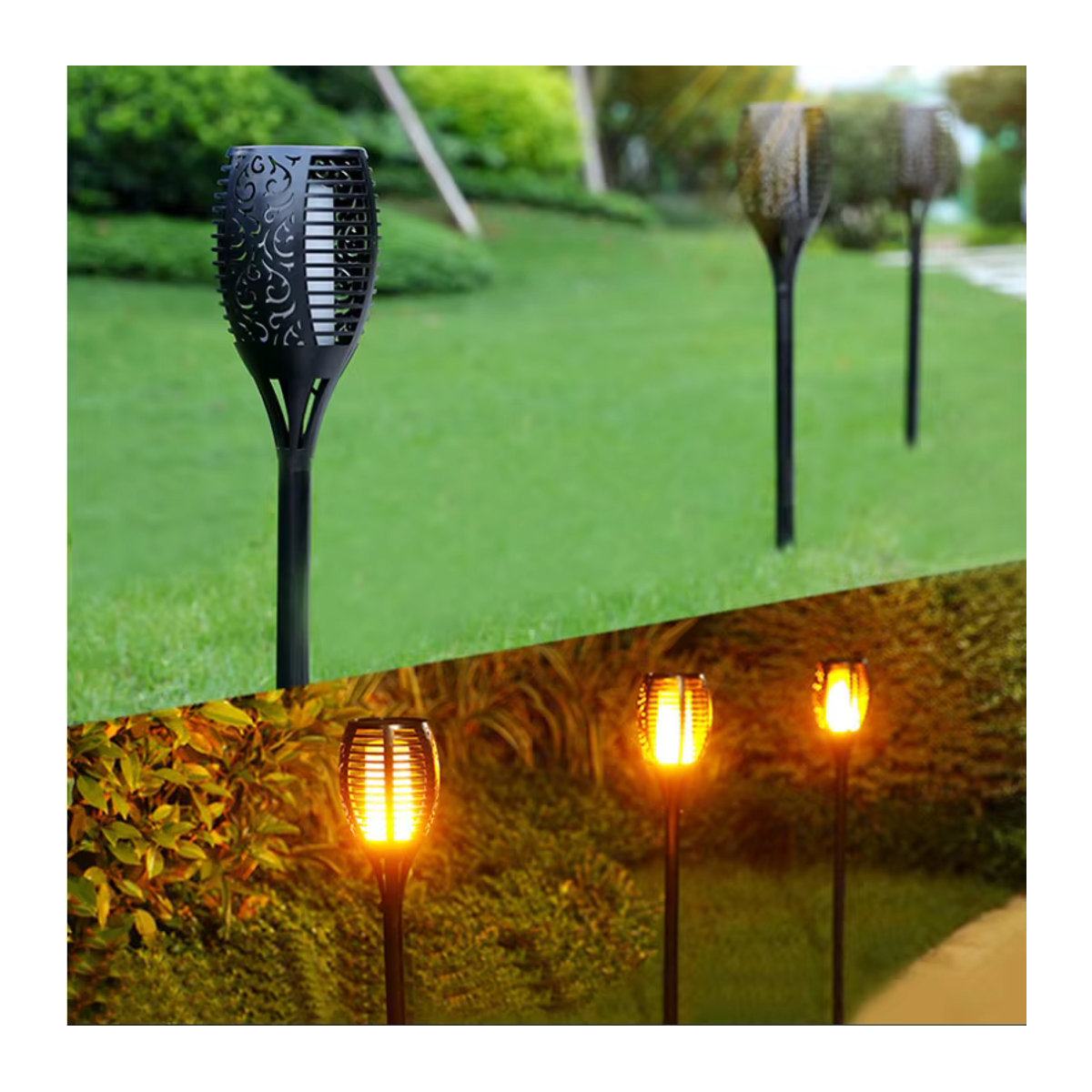 ZTree LED Solar Gartenleuchte Wasserdicht für Garten Hof und Camping zur Landschaftsdekoration - Bild 4