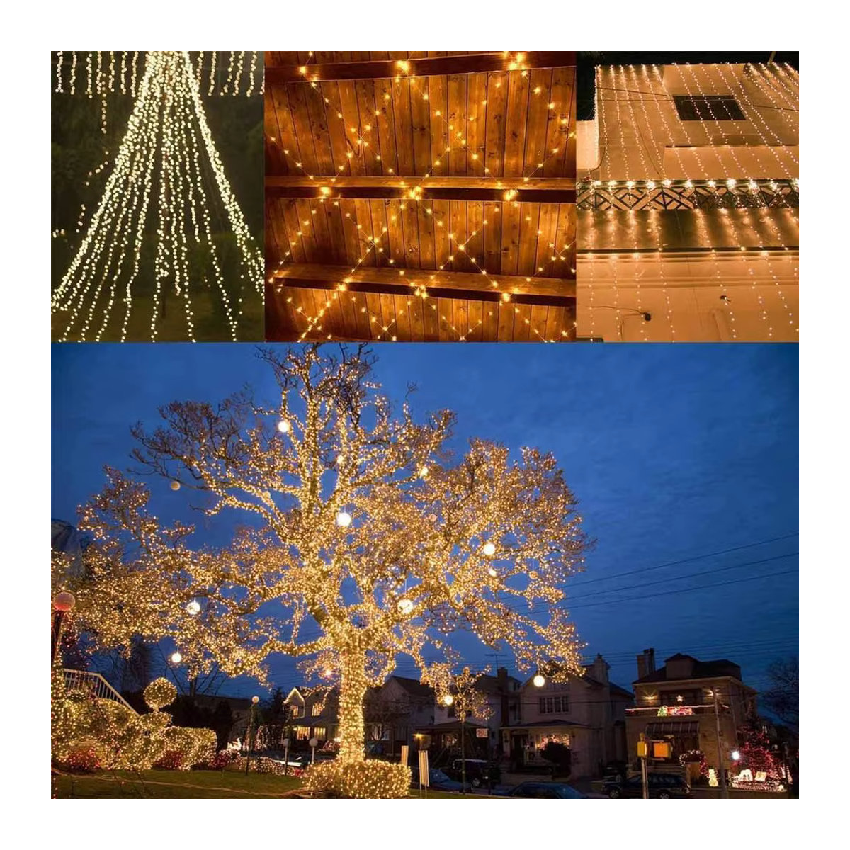 ZTree LED Solar Lichterkette Weiß Wasserdichte Fairy Lights für Garten und Außenbereich - Bild 2